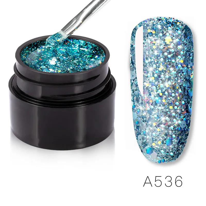 Diamond A536 ROSALIND УФ-гель для ногтей неоновый Радужный Гибридный лак Платиновый 5 мл гель-краска набор для маникюра полуперманентный базовый гель лак - Цвет: Diamond A536
