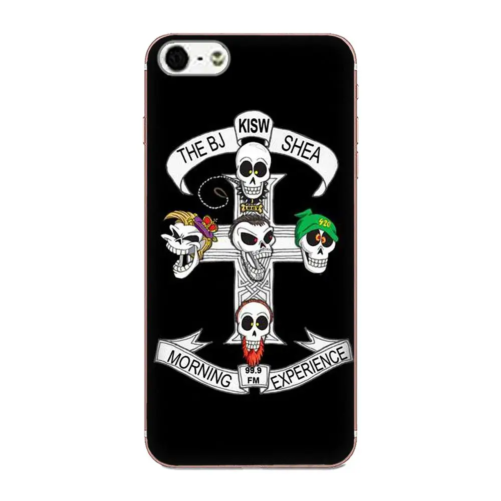 Для Galaxy Alpha Core Note 2 3 4 S2 A10 A20 A20E A30 A40 A50 A60 A70 M10 M20 M30 мягкий колл-бокс Guns N Roses | Мобильные