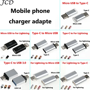 JCD type C Otg адаптер Micro Usb для type-c кабель зарядного устройства для samsung Galaxy S8 S9 Plus A8 Otg type c зарядное устройство конвертер