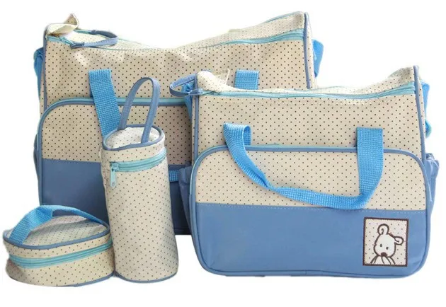 Хит! 5 шт./компл. сумка для детских подгузников Сумка мам с принтом беременных