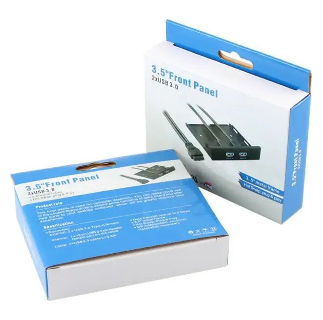 Usb-хаб 3 5 дюйма с 2 портами USB 0 материнская плата 20 Pin коннектор сделай сам и фута
