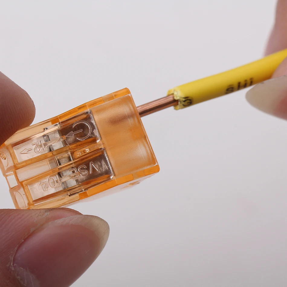 (100 шт./лот) Φ 773-102 2-контактный разъем для провода Клеммная колодка кабельный |