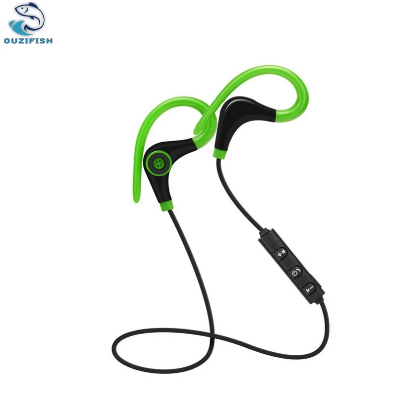 Ouzifish Bluetooth наушники с микрофоном Беспроводной Наушники Спорт Бег бас bluetooth