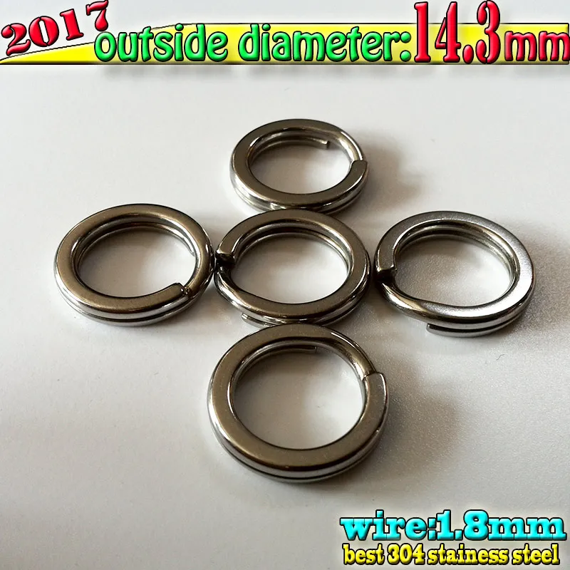 Рыболовные раздельные кольца ширина 2 0 * Внешний диаметр 16 мм 10 шт./партия очень