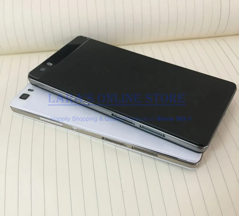 

NEW for HUAWEI Ascend P8 Lite 5" Inch Full Front LCD Plate + Middle Frame +Rear Back Battery Cover Door Housing