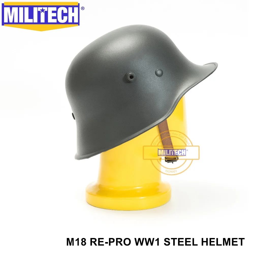 MILITECH серый мировой войны один Немецкий М18 шлем стальной защитный шлем WW1 серый немецкий шлем Великая война НЕМЕЦКИЙ СТИЛЬ шлем
