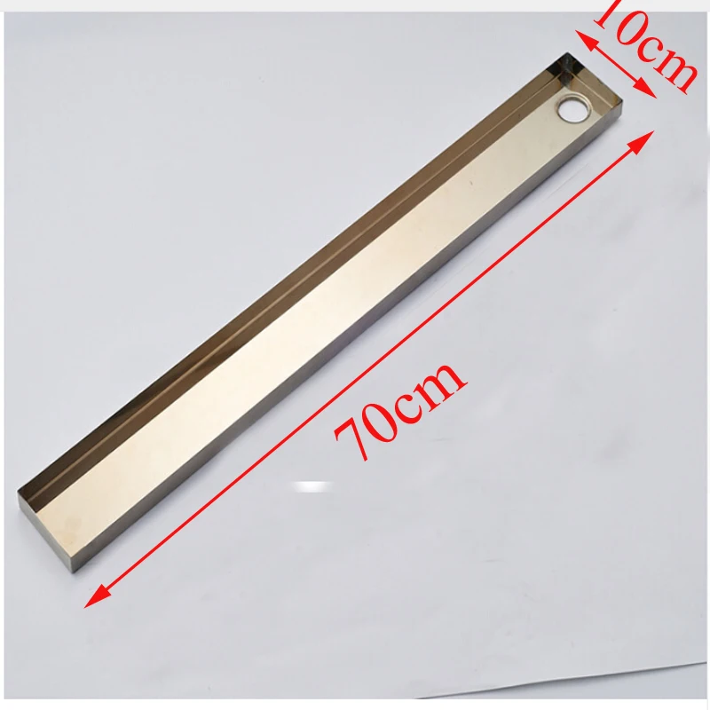 Современная напольная душевая кабина для ванной комнаты 700 мм с золотой