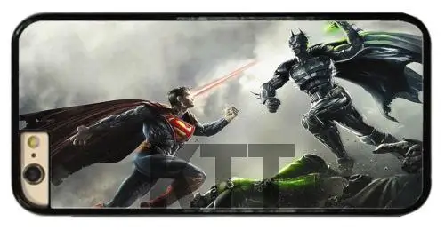 Бэтмен против Супермена Тпу Nero сумки сотовый телефон чехол для iphone 4S 5C 5S SE 6 S 7 Plus