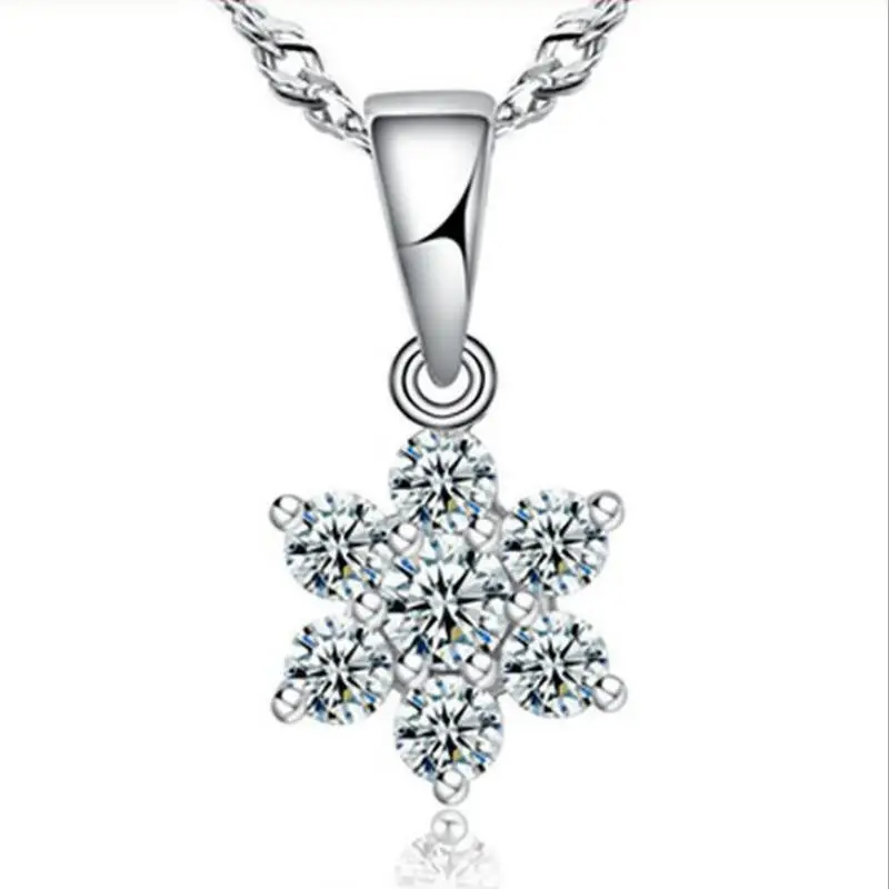 Ожерелье с подвеской в виде снежинки|snowflake pendant necklace|snowflake pendantpendant snowflake |