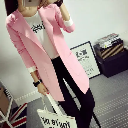 Для женщин свитер 2017 кардиган весна отложной воротник причинные Карманы длинный