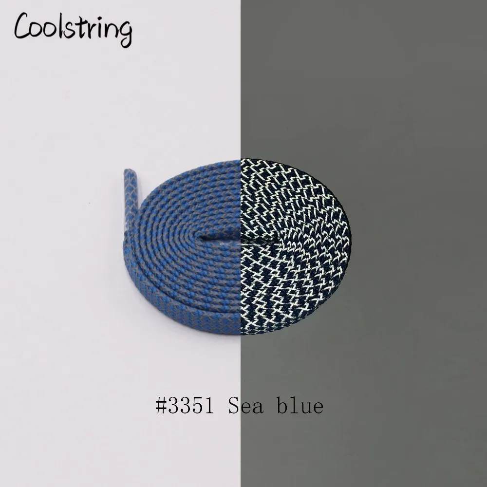 Официальный coolstring на плоской подошве 3M светоотражающие ночного бега Шнурки Кроссовки для бега полые защитные шнурки для Баскетбольная обувь 350 сапоги