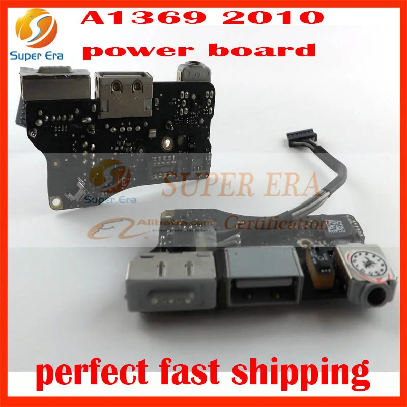 Подлинная идеально используемая USB DC I/O Jack аудио плата питания 820-2861-A для Apple MacBook Air