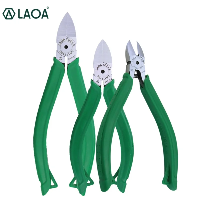 Пластиковые щипцы LAOA Cr V кусачки для резки электрических проводов ножницы