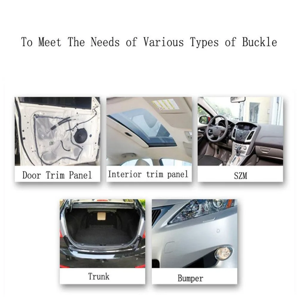 Новинка 200 шт. автомобильная комбинированная Обшивка двери панель бампер