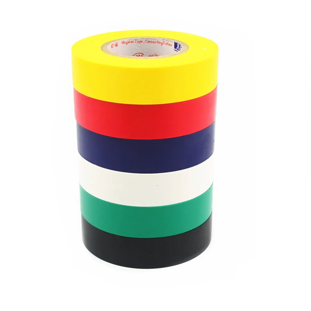 1 шт. изоляционная клейкая лента из ПВХ 18 мм|insulation adhesive tape|tape waterproofwaterproof electrical tape |