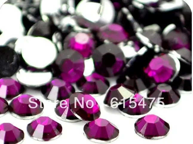 

3mm FUCHSIA Color SS10 crystal Resin rhinestones flatback,Free Shipping 100,000pcs/bag
