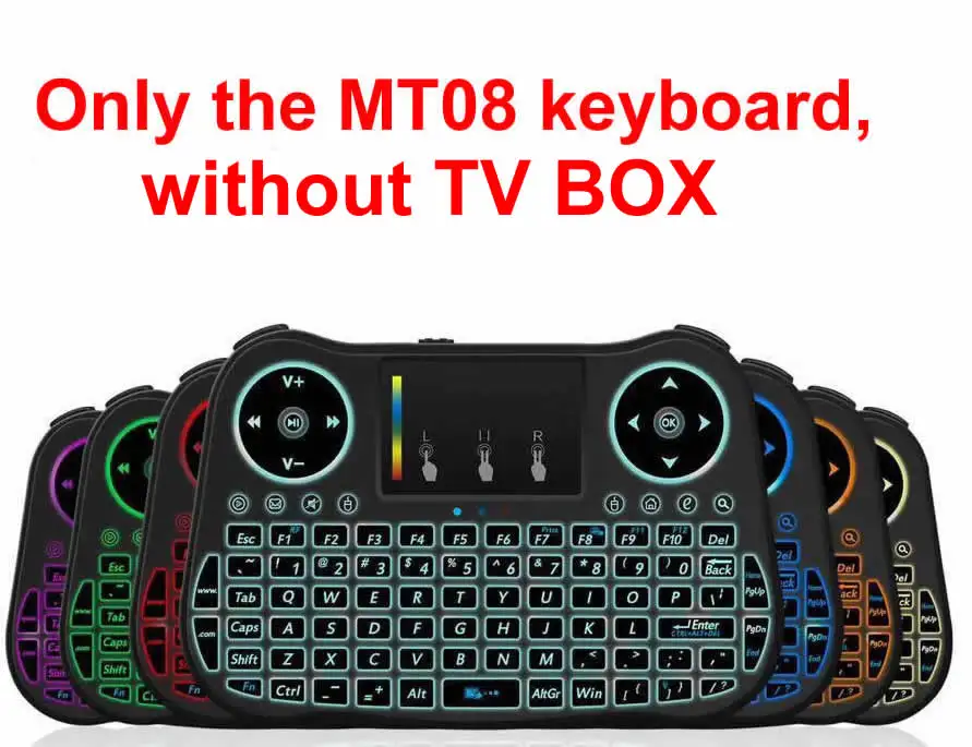 Only MT08 keyboard MX10 PRO 6K Android 9,0 Smart tv Box Allwinner H6 Четырехъядерный 4 ГБ ОЗУ 64 Гб ПЗУ USB3.0 wifi 3D 6K UHD H.265 HDR PK T95 MAX Q Plus - Цвет: Only MT08 keyboard