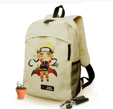 Наруто Саске Печать Рюкзак Аниме Наруто Холст Рюкзаки Школа Bookbags Модный Путешествовать Спорт Уличный Кемпинг - Цвет: Style 4