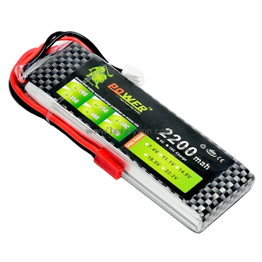 7 4 V/2S 2200mAh 25C LiPo батарея Burst 50C RC модель Lipolymer power|Детали и аксессуары| |