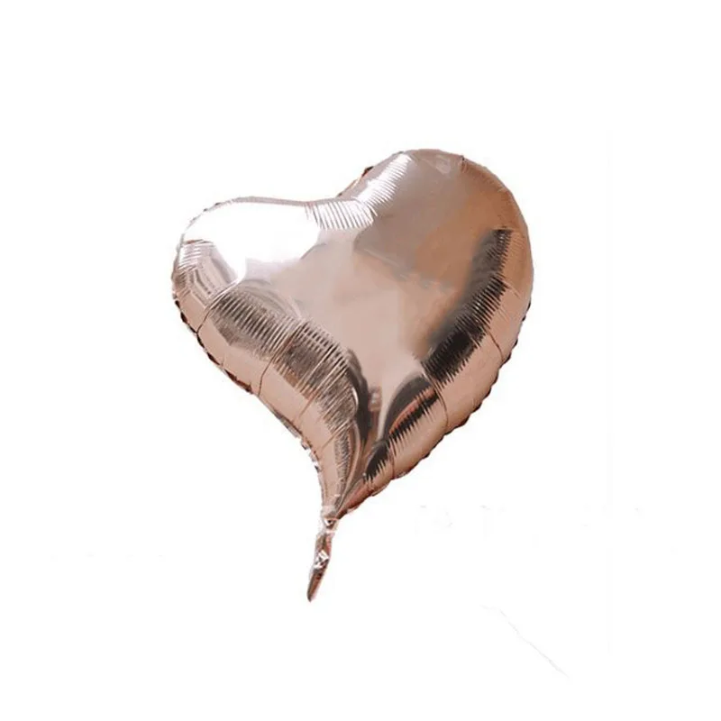 Rose Gold Star Heart Inflatable Foil Balloon Sets Helium Confetti Birthday Bouquet Wedding Party Love Decor Globos Kid Toys | Дом и сад