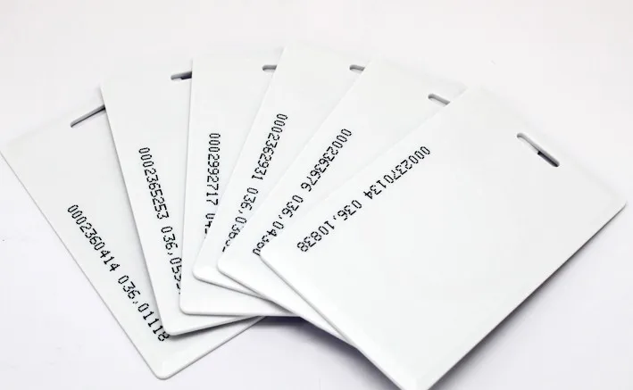 (100 шт./лот) 125 кГц RFID EM4100 Толстые карты TK4100 раскладушка карта ключа приближения для