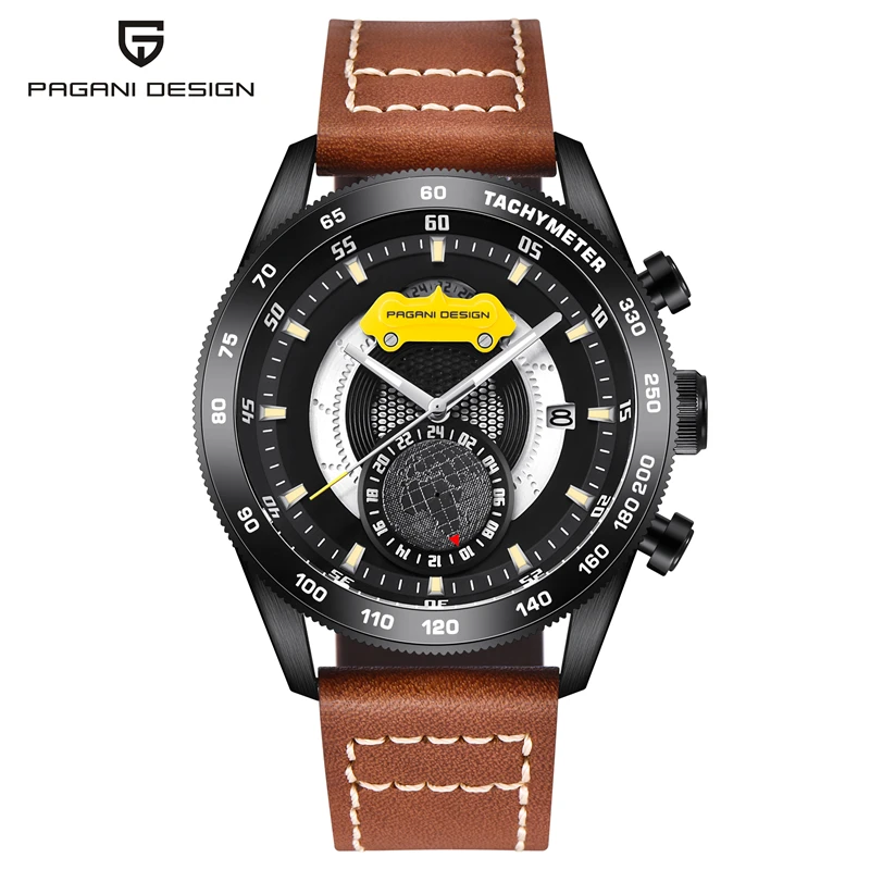 Relogio Masculino PAGANI Дизайн Элитный бренд часы для мужчин водостойкие кожа кварцевые