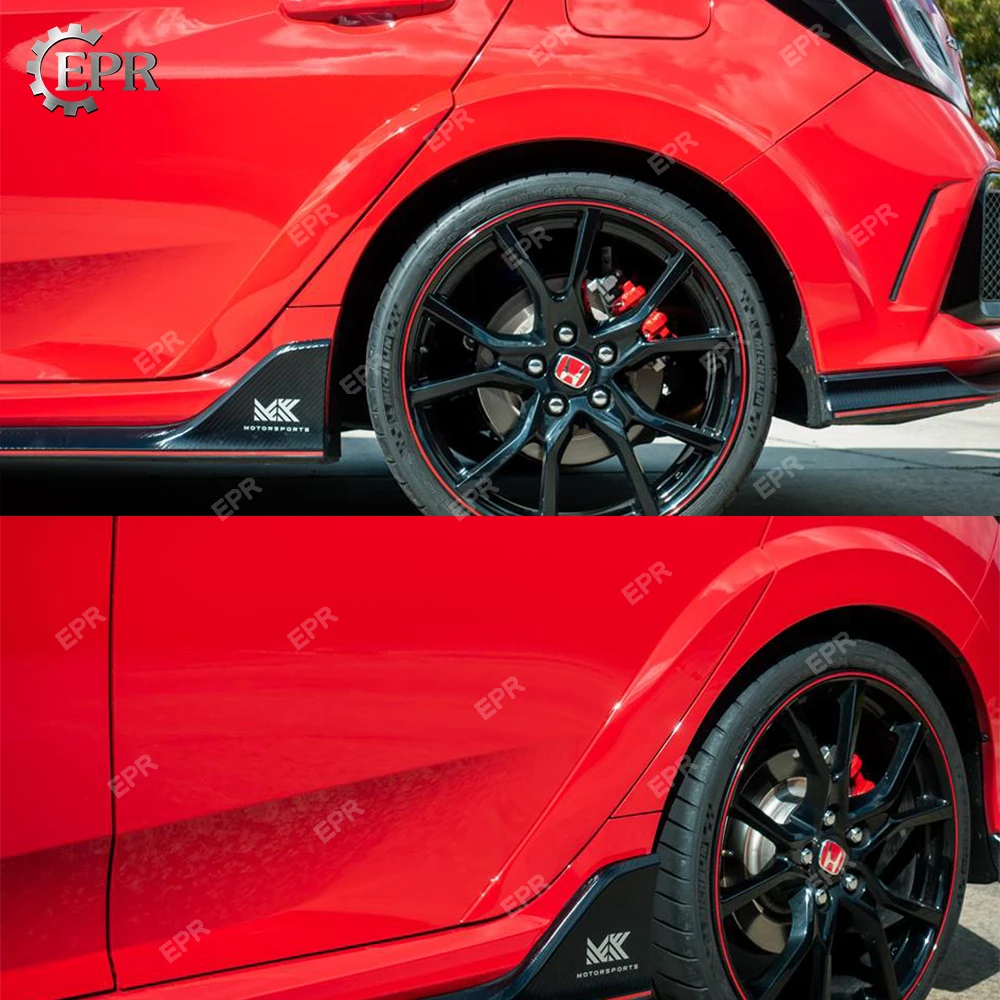 Для Honda Civic 5Dr Тип R FK8 VRSAR1 FRP стекло волокно заднее крыло отделка тюнинг часть для