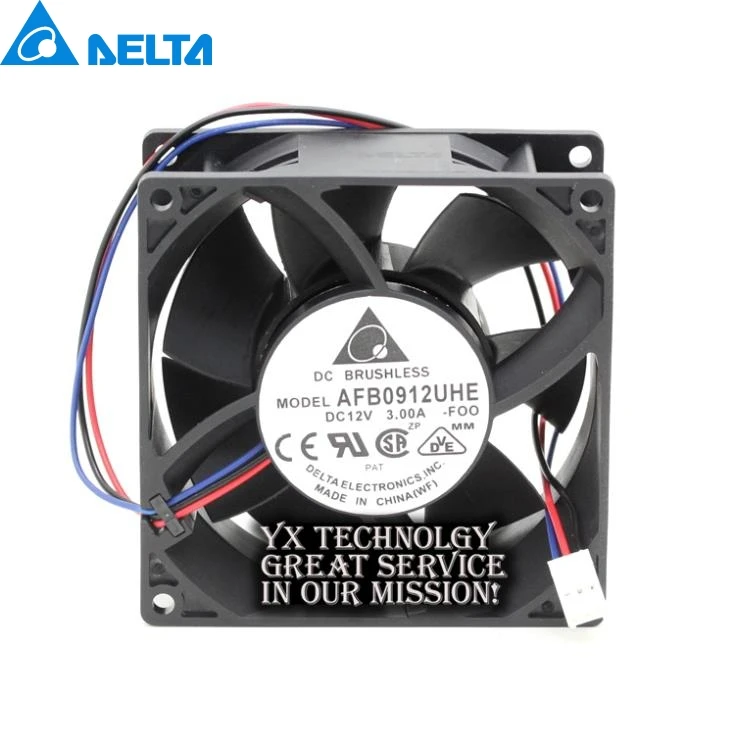 Для Delta AFB0912UHE F00 9238 12v 3.0A Сервер вентилятор охлаждения скорости для 92*92*38 мм|fan