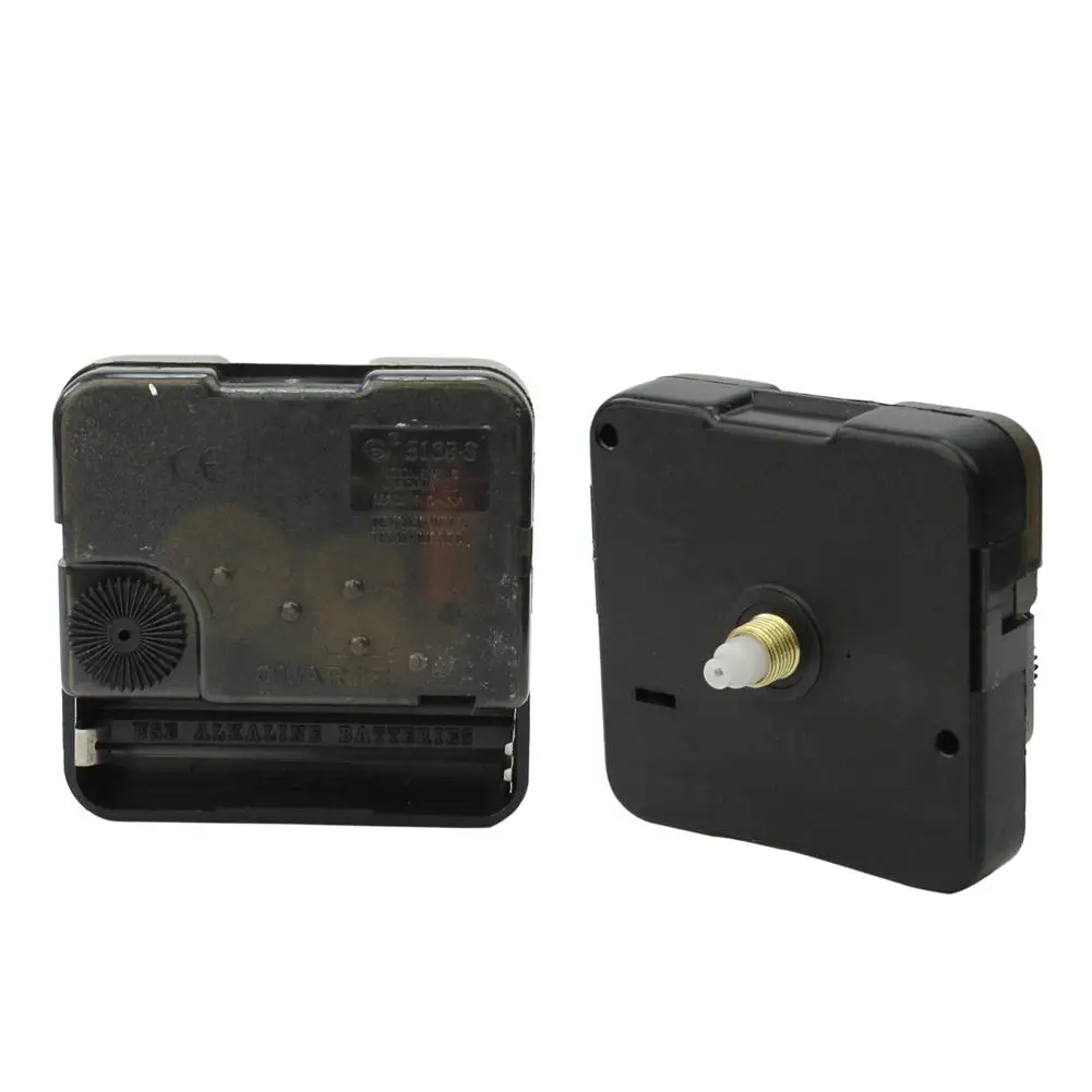 Новый современный черный кварцевый механизм настенных часов белый красный