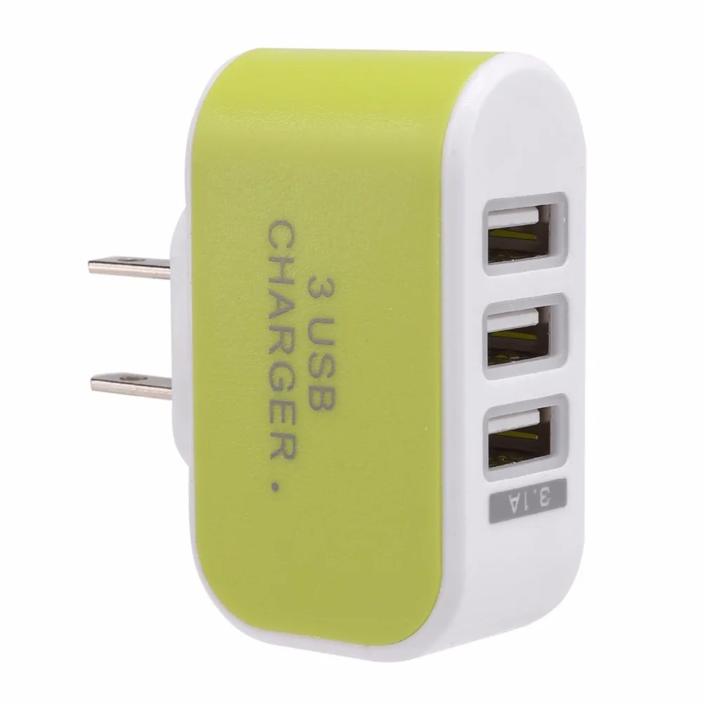 Зарядное устройство переменного тока с 3 USB-портами 10 шт./партия 1 А | Мобильные