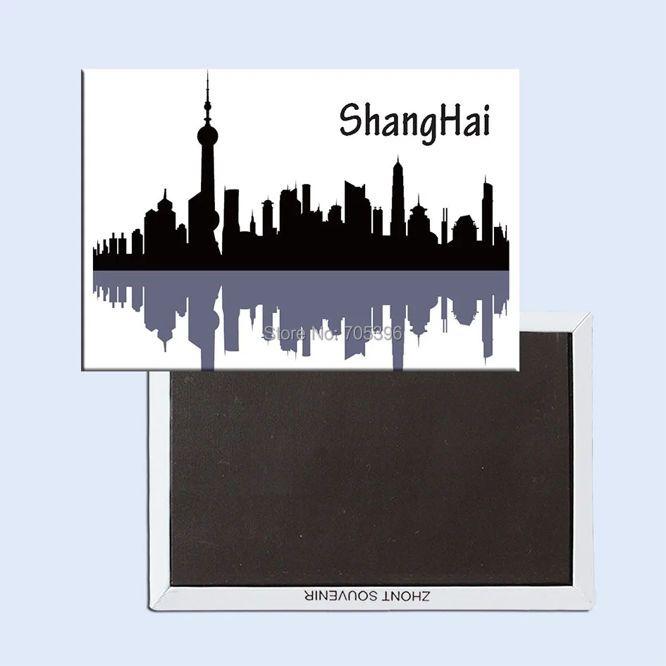 

Сувенирные магниты с изображением города шанхай, магниты на холодильник 5702, жесткий металлический сувенир
