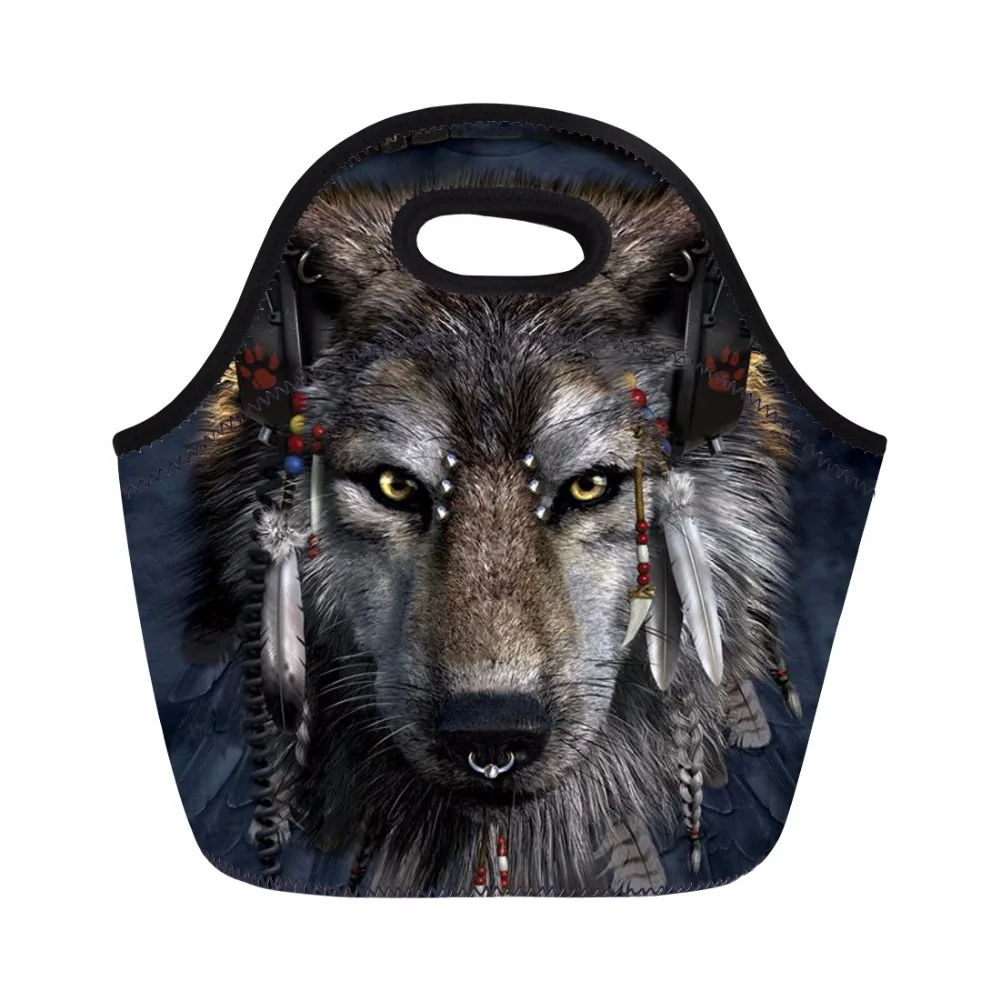 FORUDESIGNS/3 шт./компл. для маленьких детей, мальчиков Back To School сумки 3D волк узор Детский рюкзак для девочек-подростков Прохладный школьный