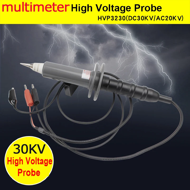 HVP3230-30KV Kuaiqu Высокое напряжение зонд 40KV DC 28KV AC 1000 МОм мультиметр Высокое напряжение signais 1000:1 затухание Высокое напряжение делитель зонд - Цвет: HVP3230-30KV