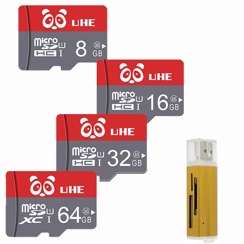 Красная карта памяти Micro SD 32 Гб 64 класс 10 Флэш-карта microsd 16 ГБ 8 4 tf-карты с