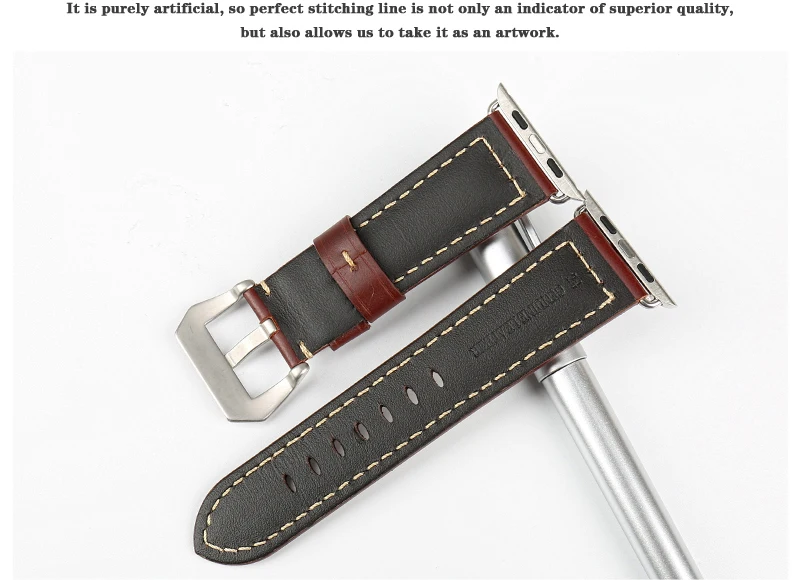 Браслет MAIKES из натуральной кожи 44 мм 40 мм для apple watch ремешок для часов 42 мм 38 мм iwatch серия 5 4 3 2 1