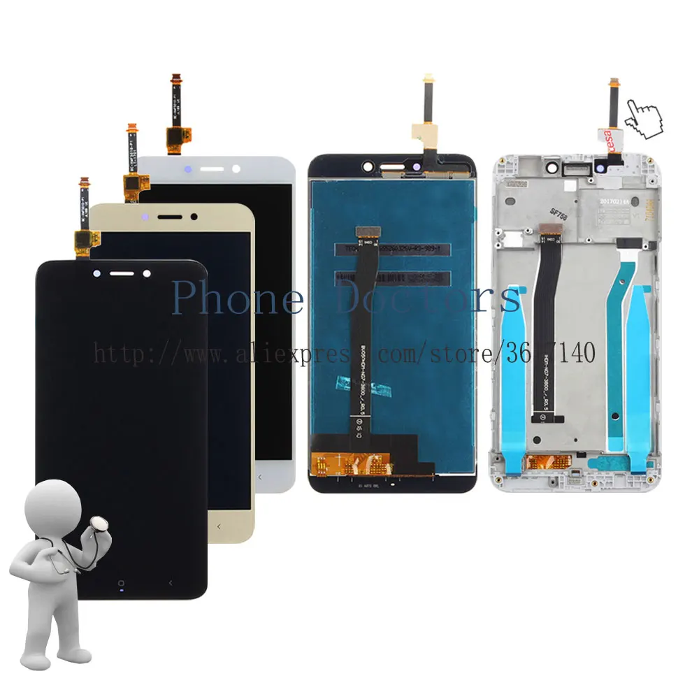 5 0 ''сенсорный экран планшета стекло + ЖК дисплей сборки рамки чехол для Xiaomi Hongmi