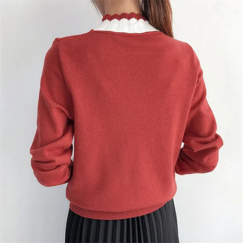 

2018 Warm Thick Women Sweater Pullovers High Elasticity Knitted Soft Jumper Long Sleeves Sweater Autumn Winter Femme Tops CM944