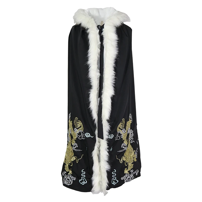 Накидка с вышивкой ханьфу наряд для китайского фестиваля дракон феникс рейва