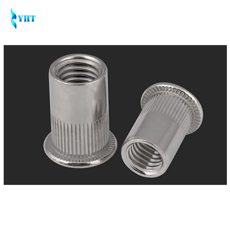 M3 M4 M5 M6 M8 M10 M12 304 нержавеющая сталь Rivnut плоская головка Метрическая резьба