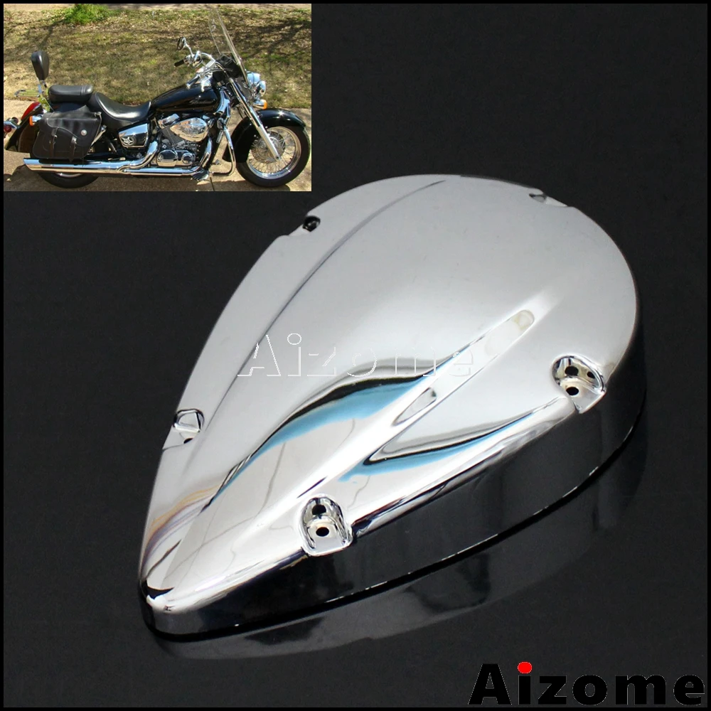 Хромированный воздухозаборник крышка системы фильтра для Honda Shadow ACE VT VT400 VT750 2004 2012
