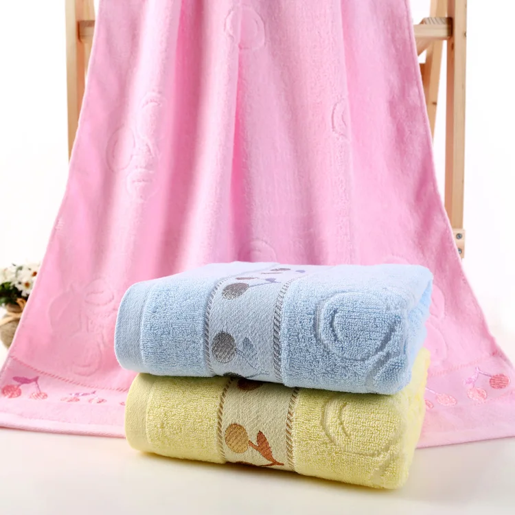 Cherry cotton jacquard towel bath 32 shares listed on the new hot sale 70 * 140cm 350g | Дом и сад