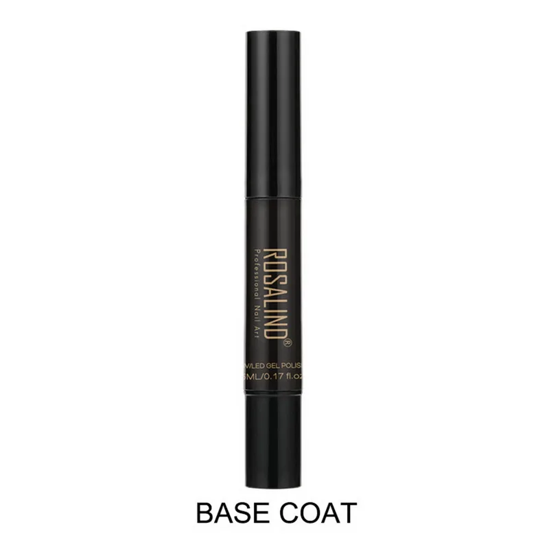 base coat ROSALIND 58 цветов замачиваемый УФ светодиодный Гель-лак ручка для росписи лаком для ногтей искусство несколько цветов живопись гель-лаки основа Маникюр 5 мл - Цвет: base coat