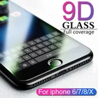 9D закаленное стекло для iPhone X 7 8 6 Plus, защита экрана, полное покрытие, Защитное стекло для iPhone 6 6s 7 XR XS Max, пленка