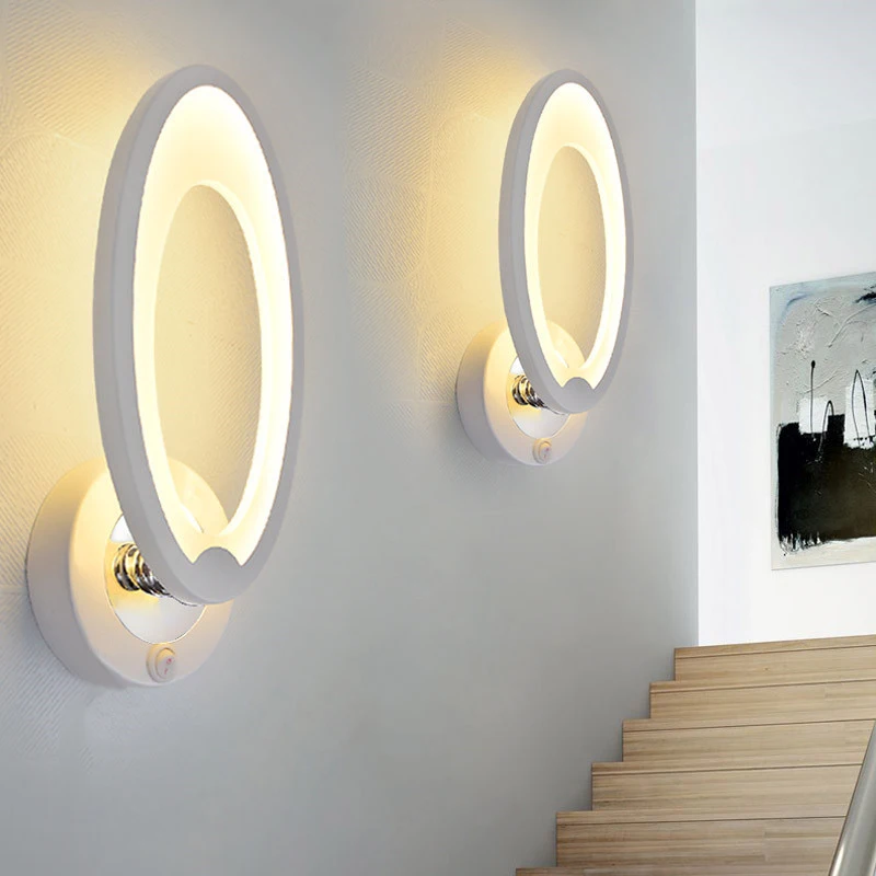 

10W LED Wall Lamp Indoor Living Room Dining Room Decoration Lighting Bedroom Beside Wall Light Stairway Corridor Light Fixtures