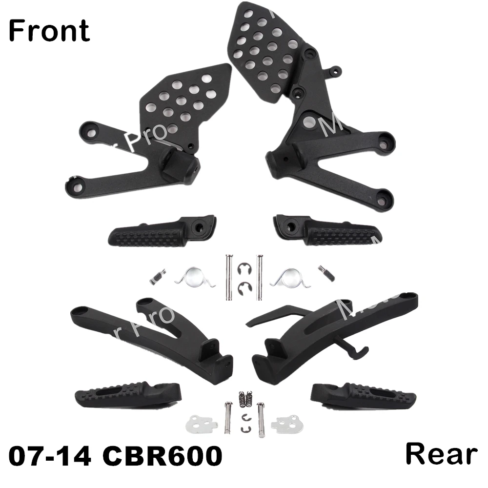 Подножки для Honda CBR600RR 2007 2014 передние и задние подножки педаль мотоцикла CBR 600 RR CBR600