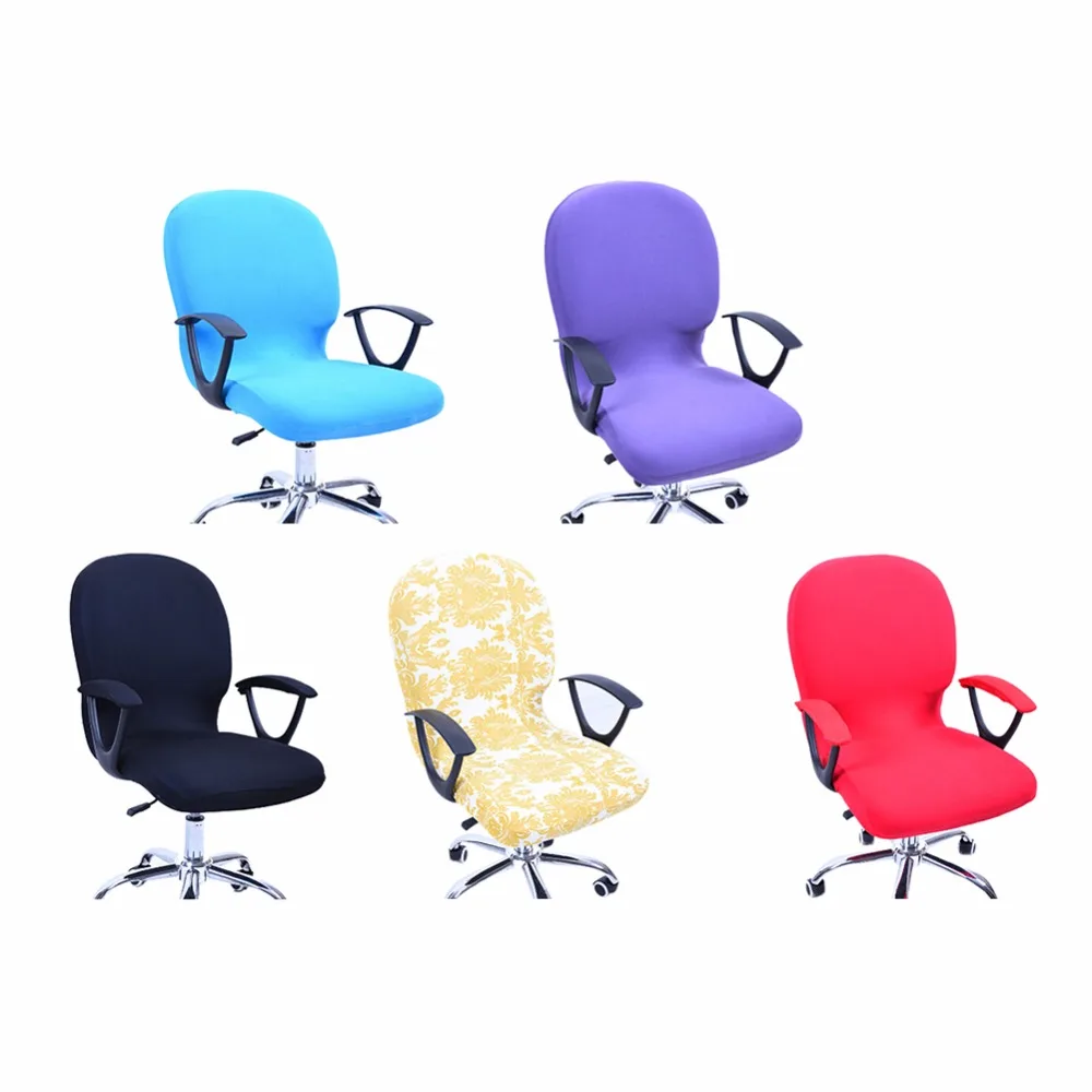 

5 Colors Office Computer Chair Cover Spandex Covers for Chair Fabric Chair Stretch Case to Fit Office Swivel Chairs Covers
