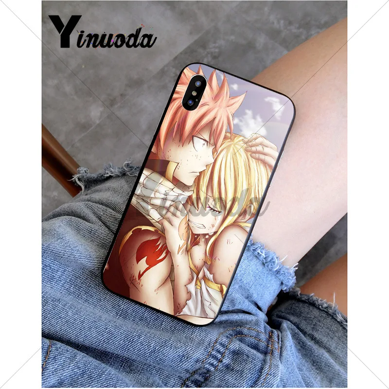 Yinuoda Аниме Манга Сказочный хвост клиент высокий чехол для телефона для Apple iPhone 8 7 6 6S Plus X XS MAX 5 5S SE XR 11 11pro 11promax