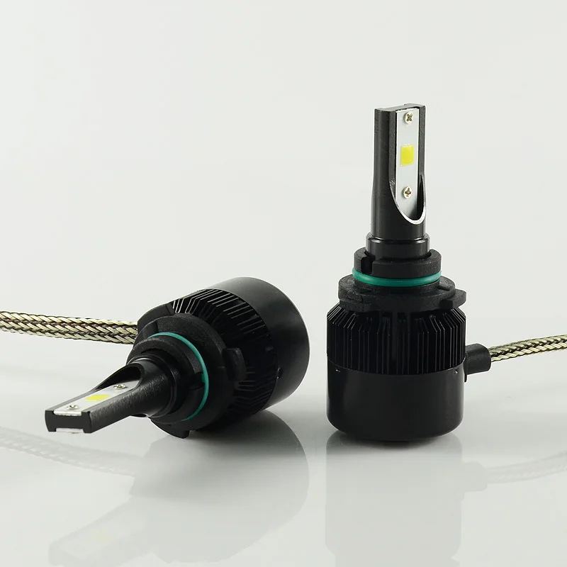 1 комплект 9006 HB4 60W 6400LM C6S светодиодные фары COB чипы все в одном дизайн турбо