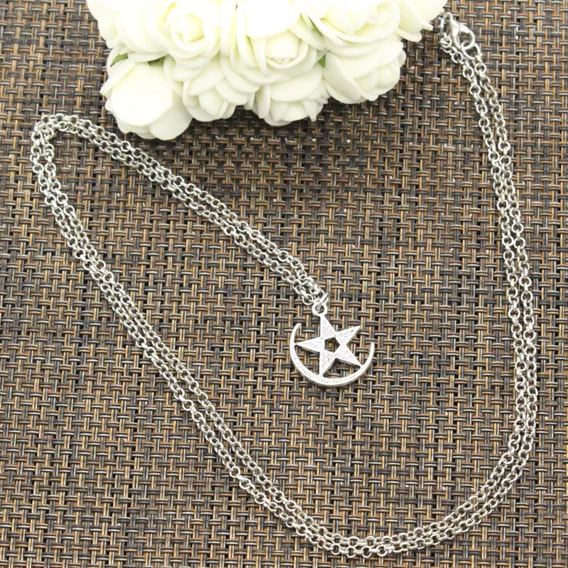 Новинка модные подвески в виде звезды Луны круглые крест цепочка короткая