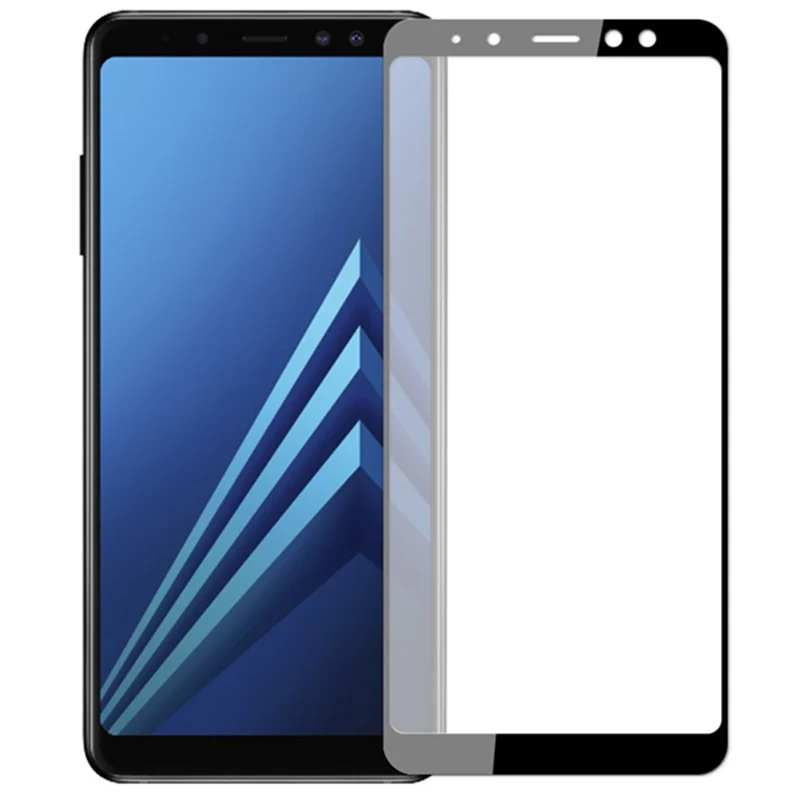 Защитная пленка для экрана закаленное стекло Samsung A8 2018 9 H 5 2 дюйма черный смартфон